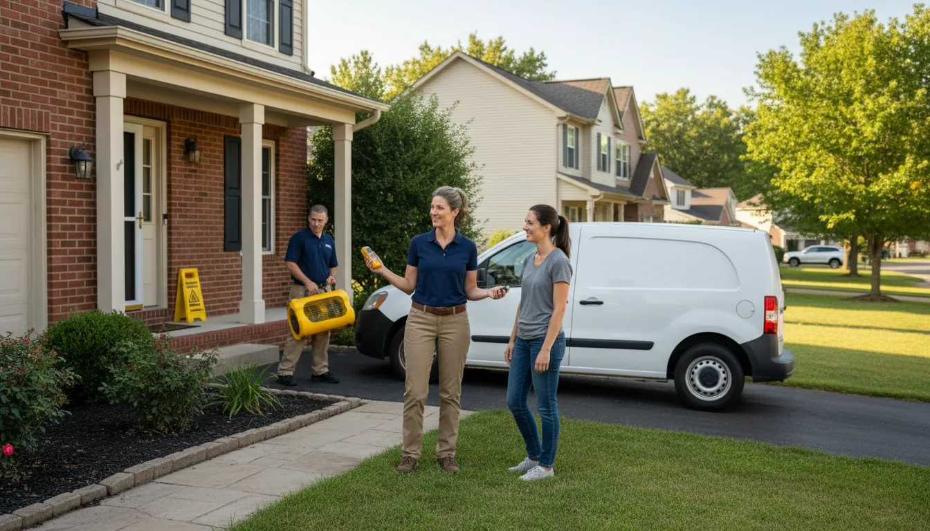 Residential water damage restoration in Eureka, SD